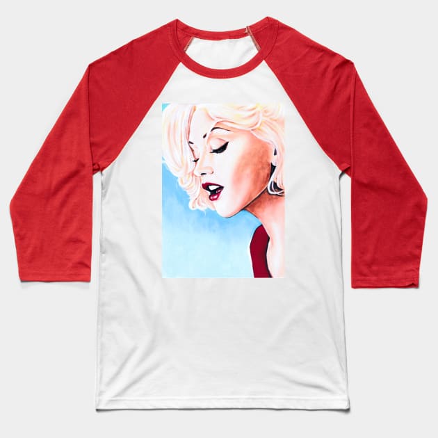 Gwen Baseball T-Shirt by Svetlana Pelin